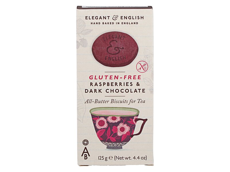 AB Elegant English Gluten free Raspberry Dark Choc 125g