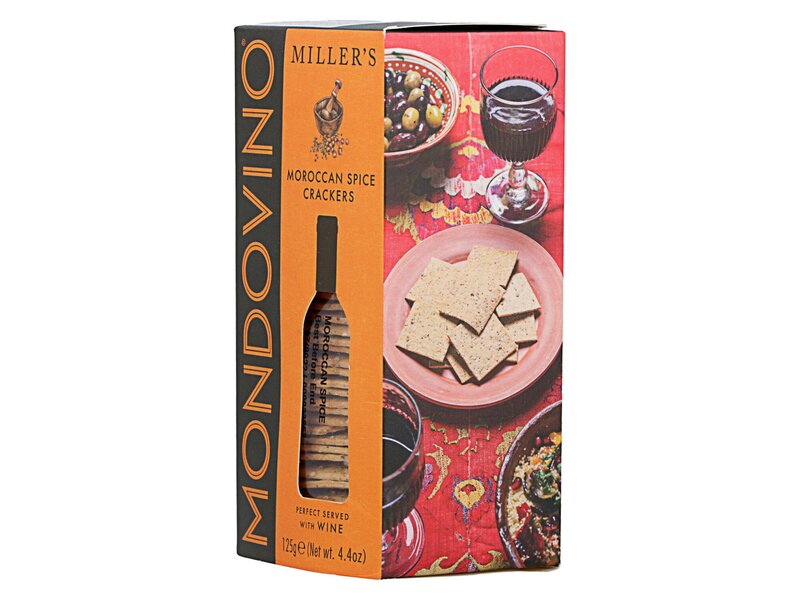 Miller's Mondovino Moroccan Spice crackers 125g