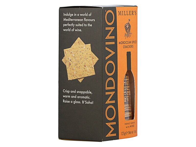 Miller's Mondovino Moroccan Spice crackers 125g