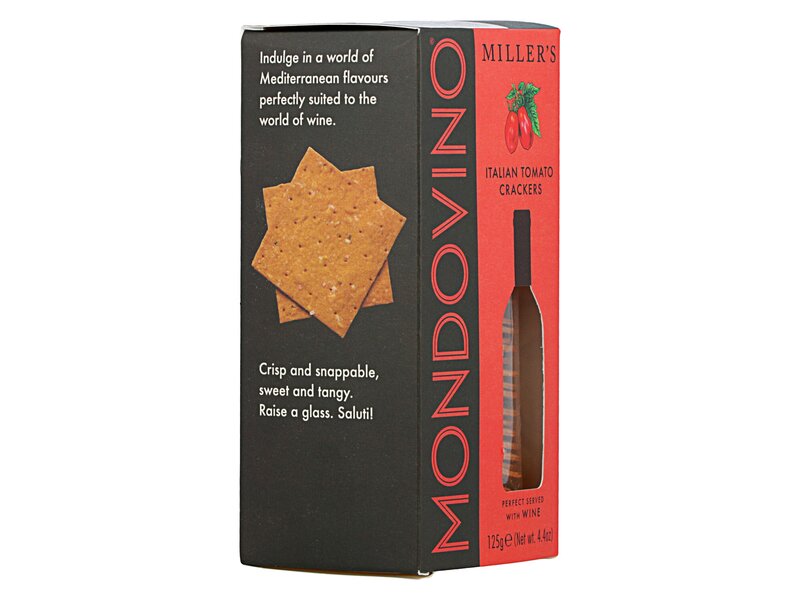Miller's Mondovino Italian Tomato crackers 125g