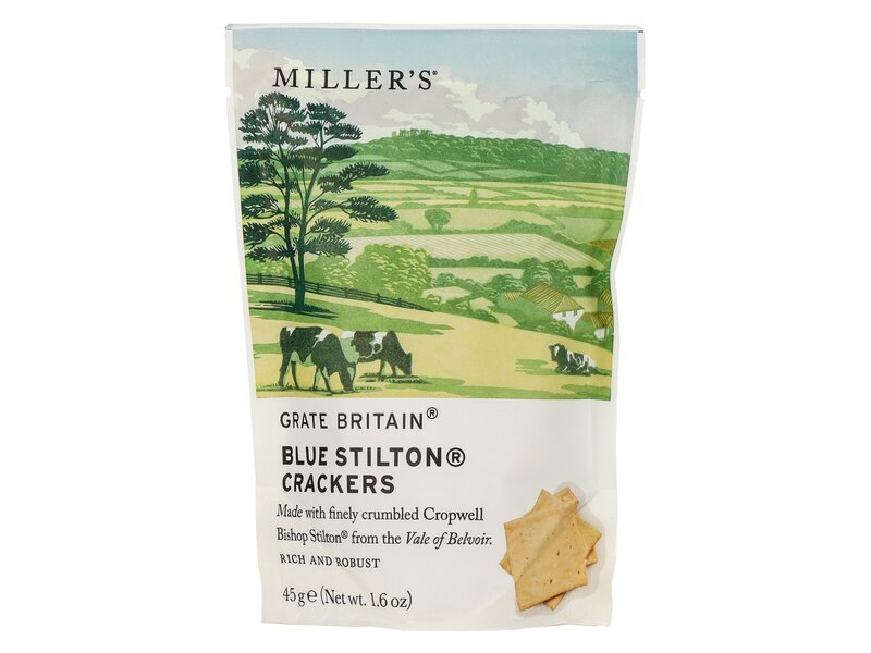 Artisan Biscuits Grate Britain Blue Stilton sajtos kréker keksz 45g
