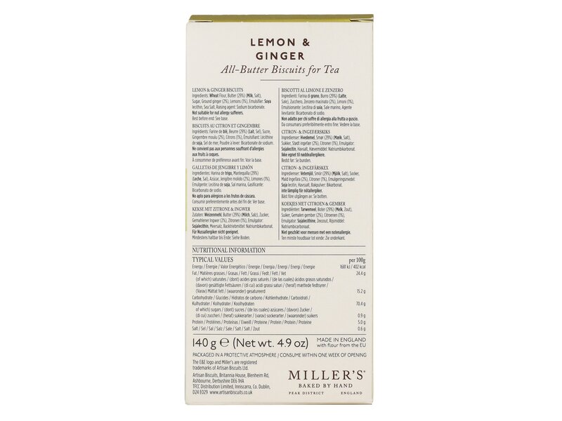 AB Elegant English Lemon & Ginger 140g