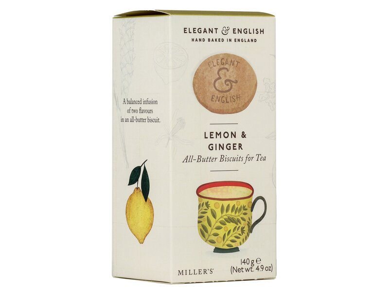 AB Elegant English Lemon & Ginger 140g