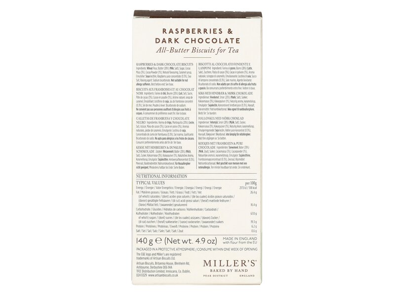 AB Elegant English Raspberry Dark Choc 140g