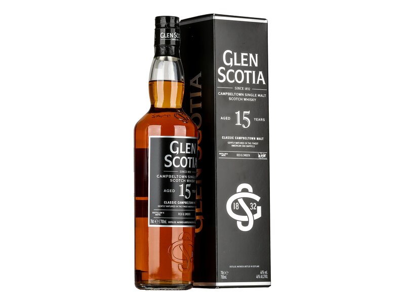 Glen Scotia 15 éves whisky 0,7l