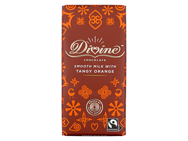 Divine Milk Chocolate Orange 90g 