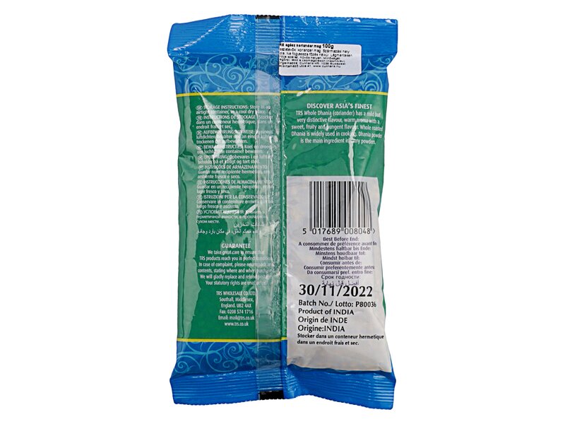 TRS Dhania koriandermag 100g