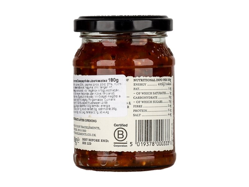 Tracklements sweet pepper relish180g