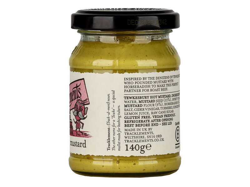 Tracklements Tewkesbury Hot Mustard 140g