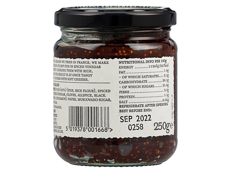 Tracklements Fig Relish 250g