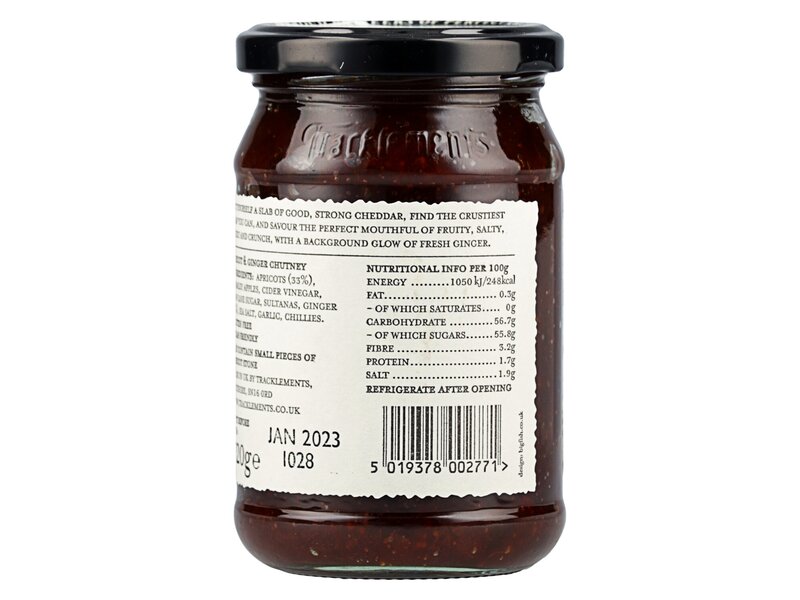 Tracklements Apricot&Ginger Chutney 320g