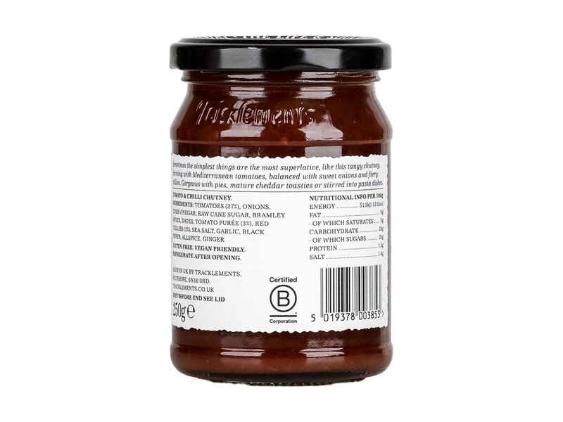 Tracklements Paradicsom-chili chutney szósz 250g