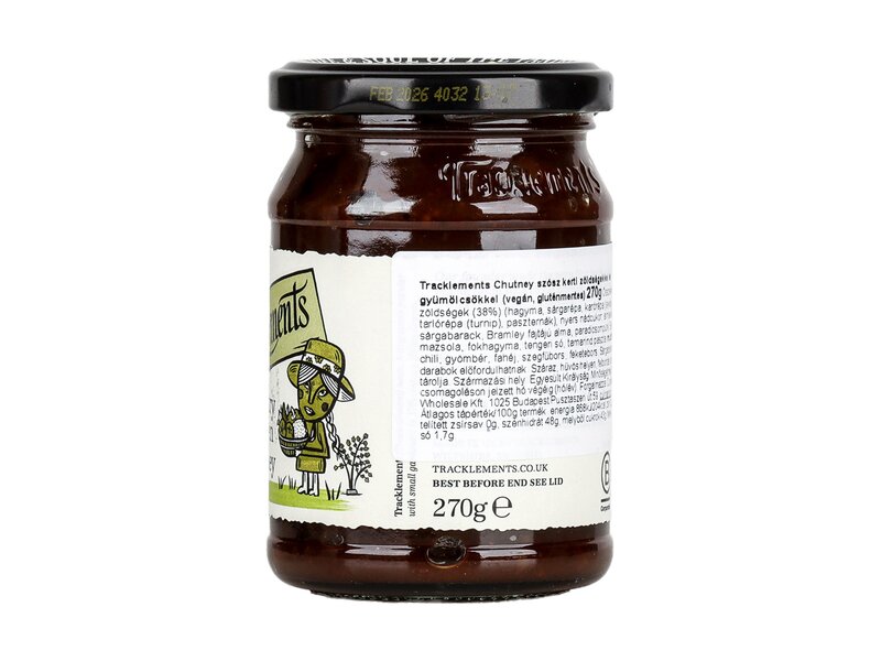 Tracklements Chutney szósz kerti zöldségekkel és gyümölcsökkel 270g