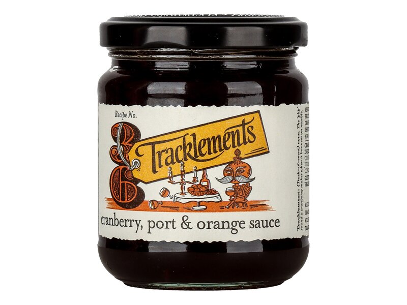Tracklements cranberry, port & orange sauce 250g