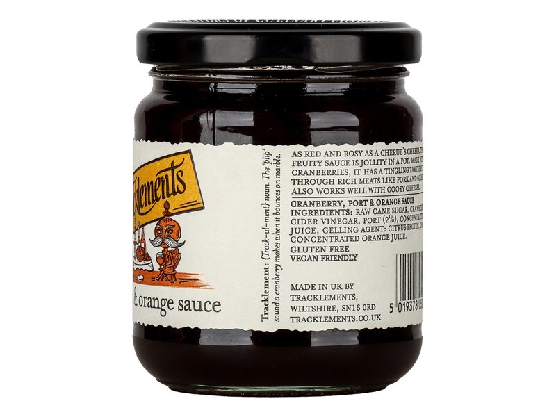 Tracklements cranberry, port & orange sauce 250g