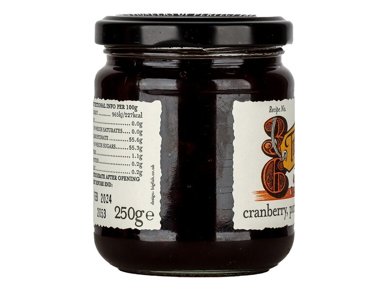 Tracklements cranberry, port & orange sauce 250g