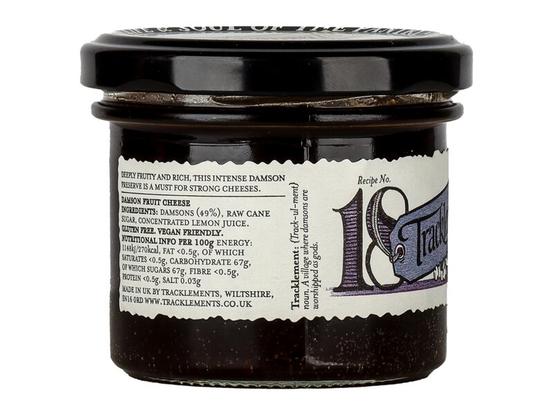 Tracklements damson fruit cheese 120g - Szilva chutney