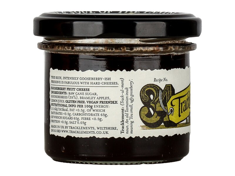 Tracklements gooseberry fruit cheese 120g - Egres chutney
