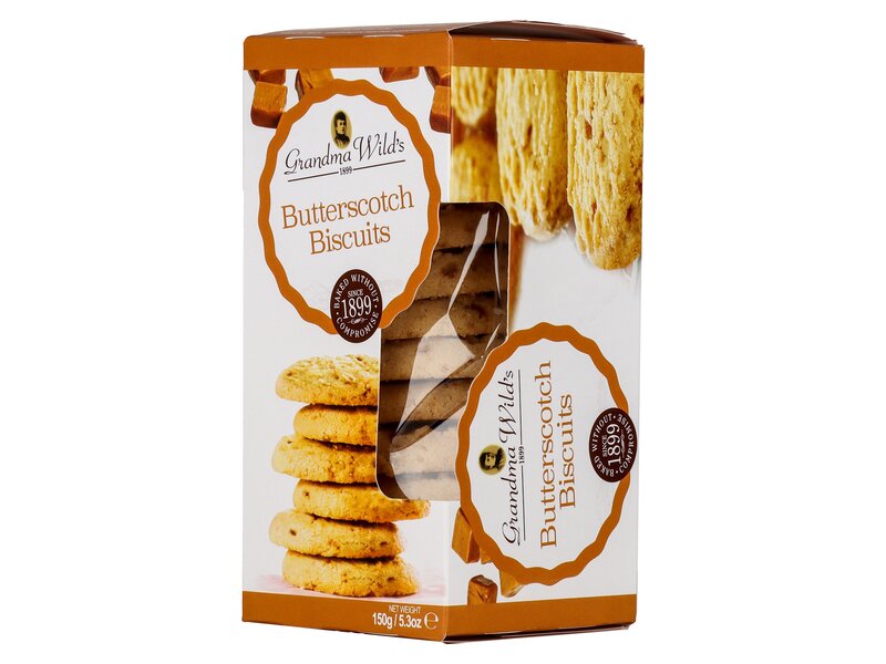 Gwilds Butterscotch Biscuits 150g