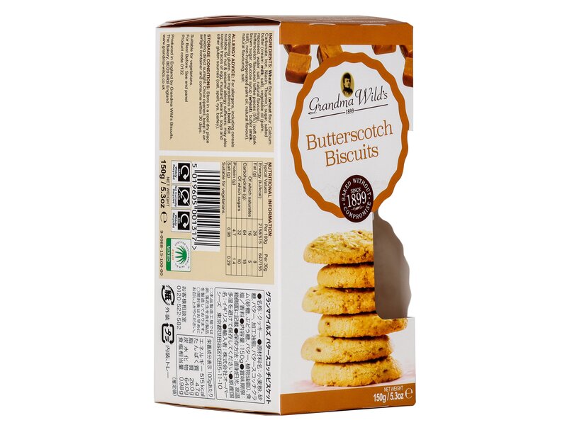 Gwilds Butterscotch Biscuits 150g