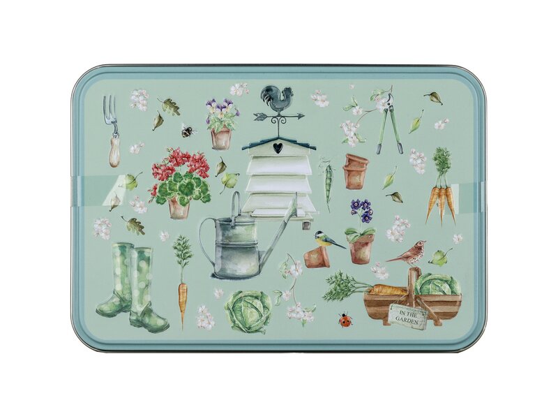 Gwilds Embossed Garden & Beehive Tin 150g