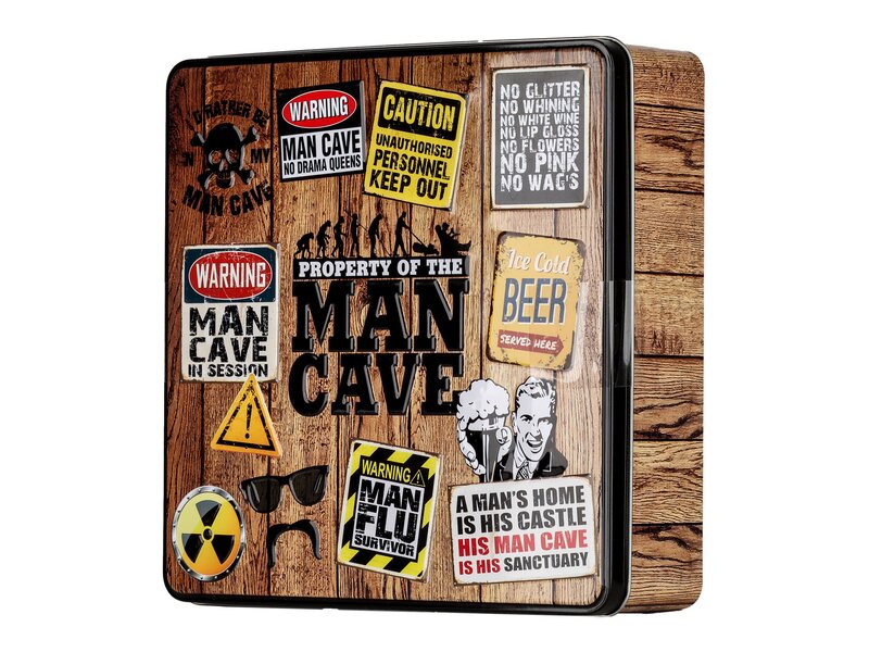 Gwilds Embossed Man Cave Tin 400g