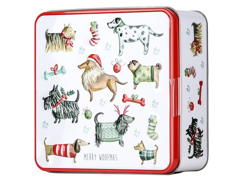 Gwilds Embossed Merry Woofmas Tin 160g