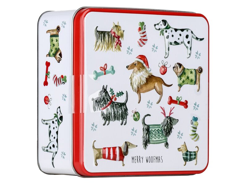 Gwilds Embossed Merry Woofmas Tin 160g