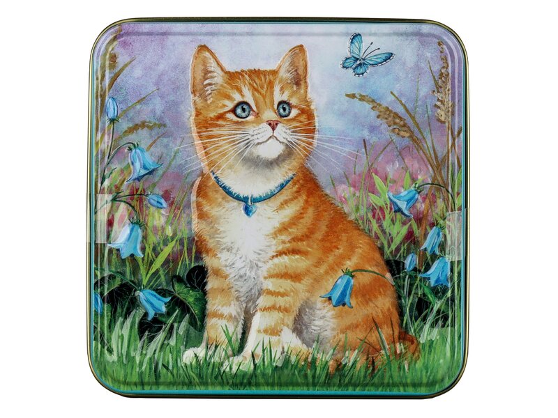 Gwilds Embossed Ginger Cat with Butterfly 100g