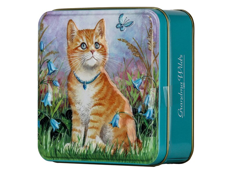 Gwilds Embossed Ginger Cat with Butterfly 100g