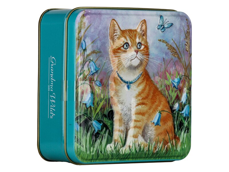 Gwilds Embossed Ginger Cat with Butterfly 100g