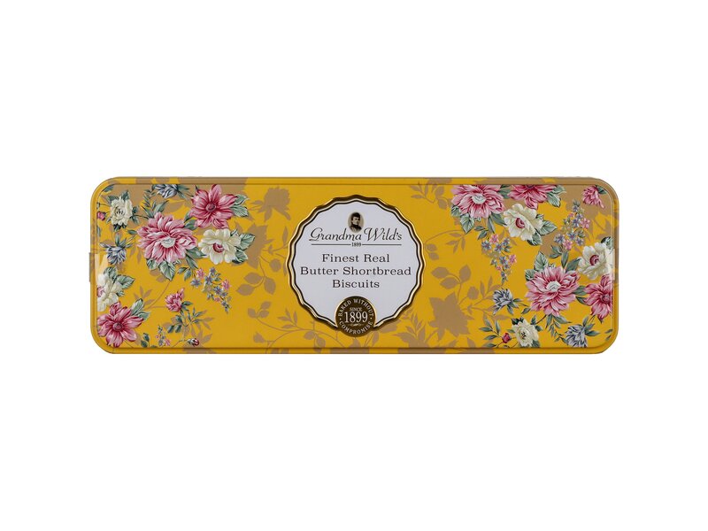 Gwilds Victorian Floral Buttery Shortbread Biscuits 150g