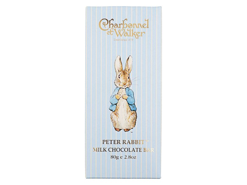 Charbonnel et Walker Peter Rabbit Milk Chocolate Bar 80g