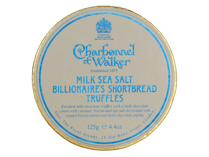 Charbonnel et Walker Milk Sea Salt Billionaire Truffles 125g