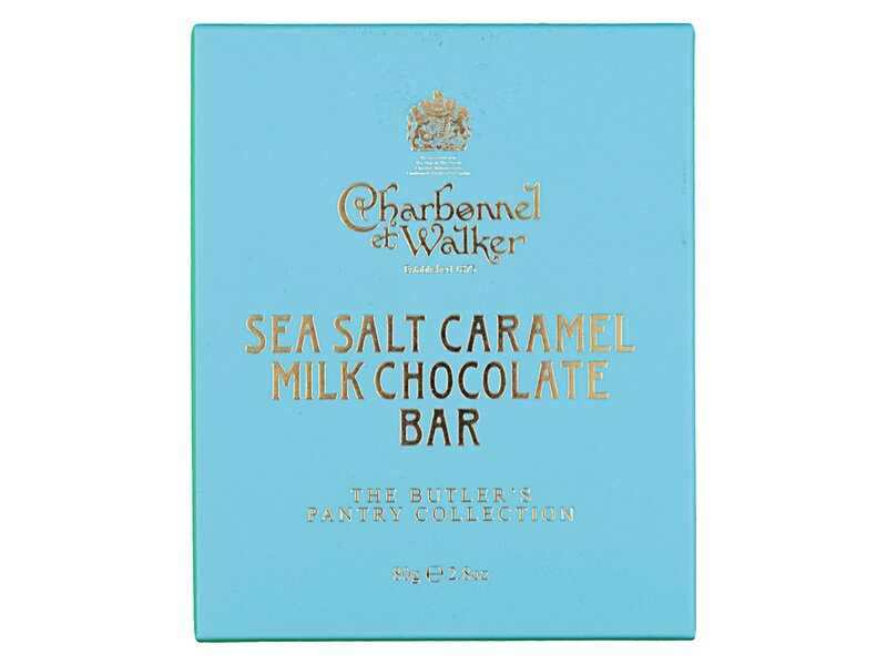 Charbonnel et Walker The Butler's Collection Sea Salt Caramel Milk Chocolate Bar 80g
