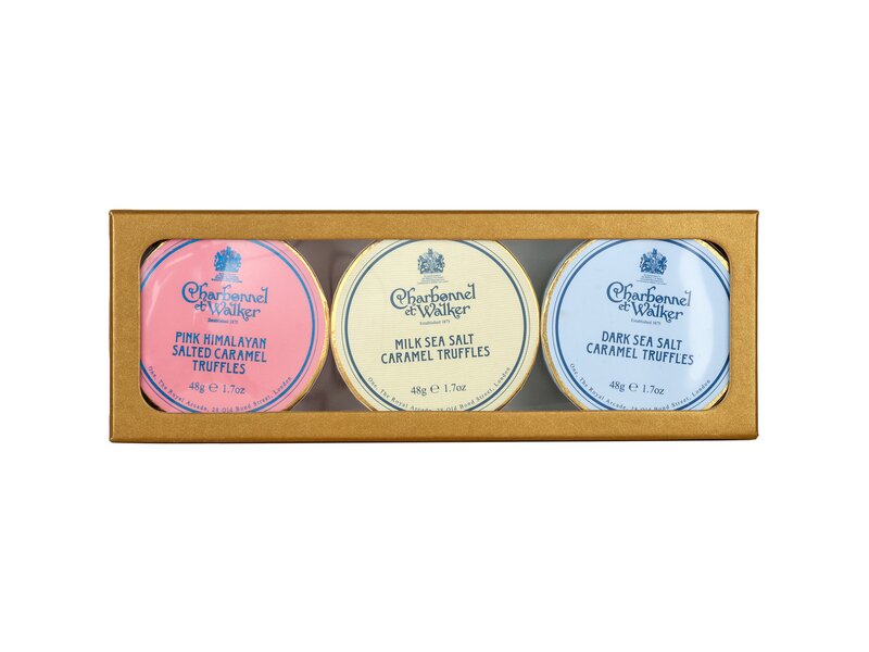 Charbonnel et Walker Trio of Salted Caramel Truffles Gift Set 144g