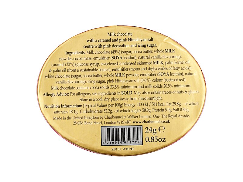 Charbonnel et Walker Pink Himalayan Salted Caramel Truffles 24g