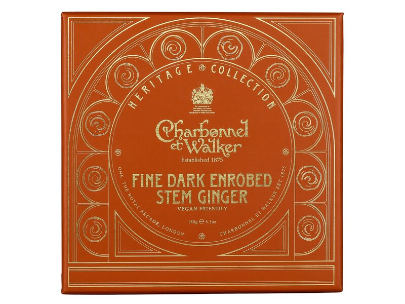 Charbonnel et Walker Fine Dark Enrobed Stem Ginger 180g