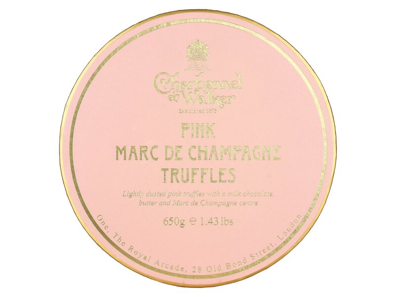 Charbonnel et Walker Pink Marc de Champagne Truffles 650g