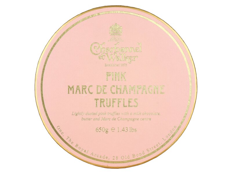 Charbonnel et Walker Pink Marc de Champagne Truffles 650g