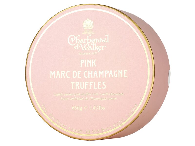 Charbonnel et Walker Pink Marc de Champagne Truffles 650g