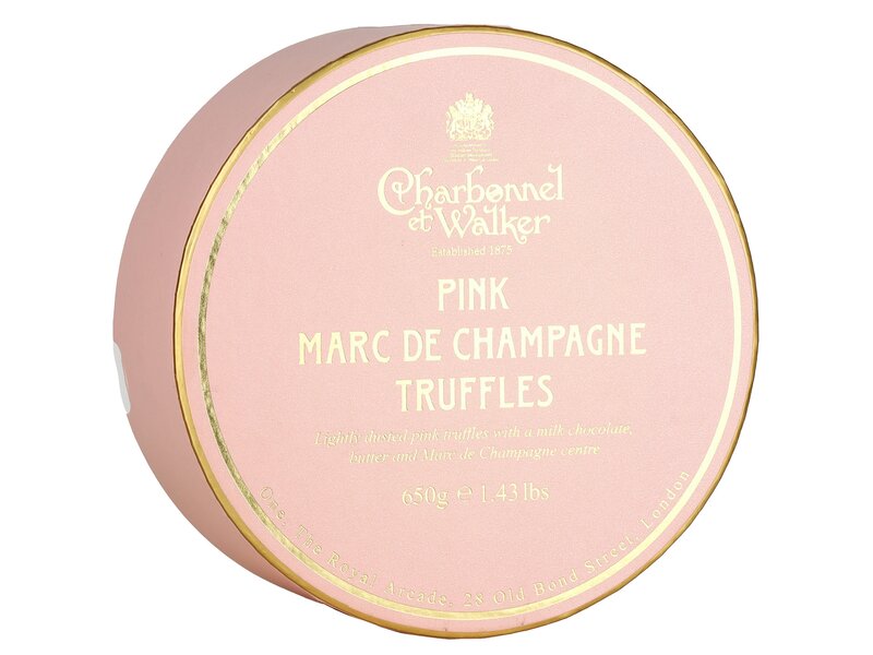 Charbonnel et Walker Pink Marc de Champagne Truffles 650g