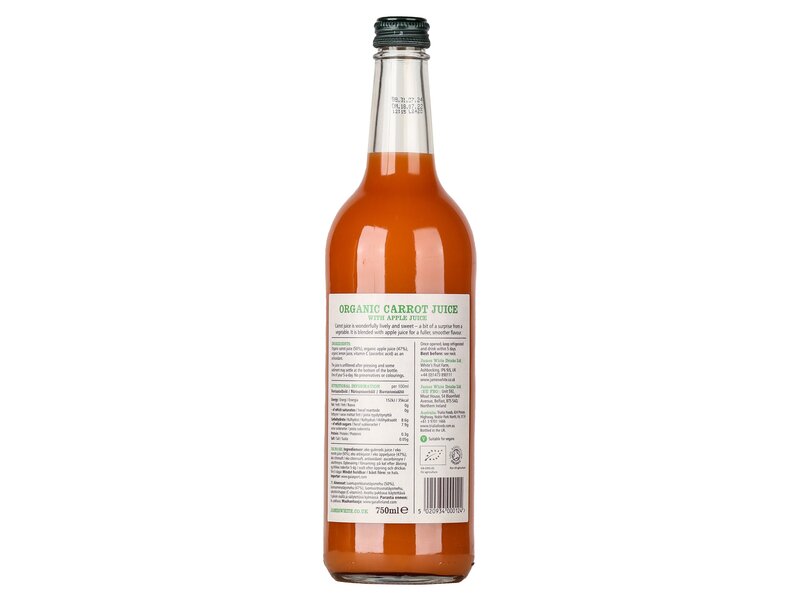 James White Carrot & Apple Organic Juice 750ml