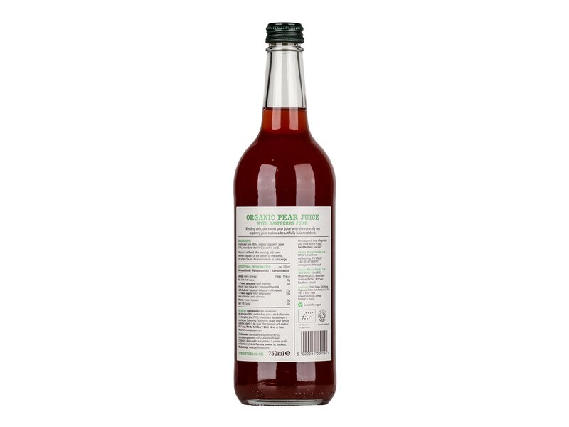 James White Pear & Raspberry Organic Fruit Juice 750ml