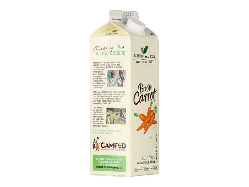 James White British Carrot Juice Box 1l