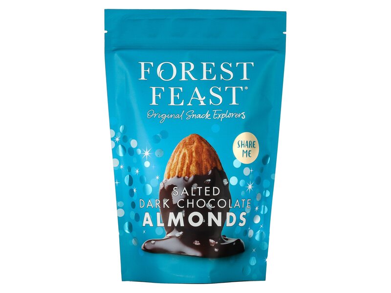 Forest Feast Dark chocolate salted almonds 270g