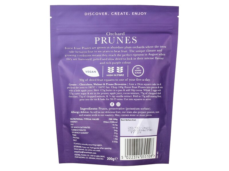 Forest Feast Orchard Prunes 200g