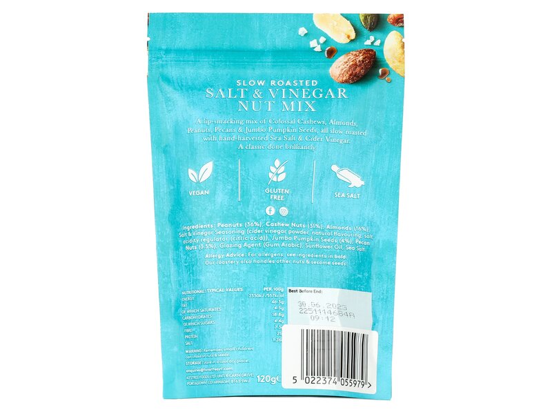 Forest Feast Salt & Vinegar Nut mix 120g