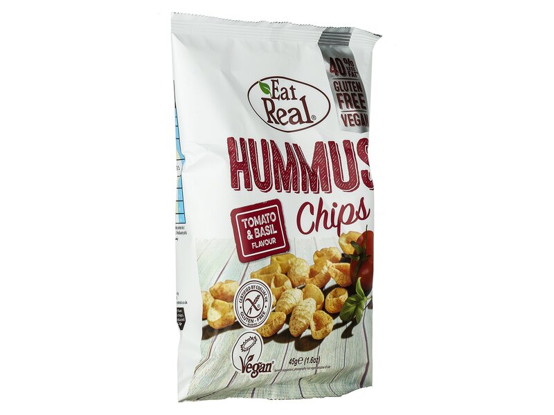 Eat Real Hummus Chips Tomato and Basil 45g