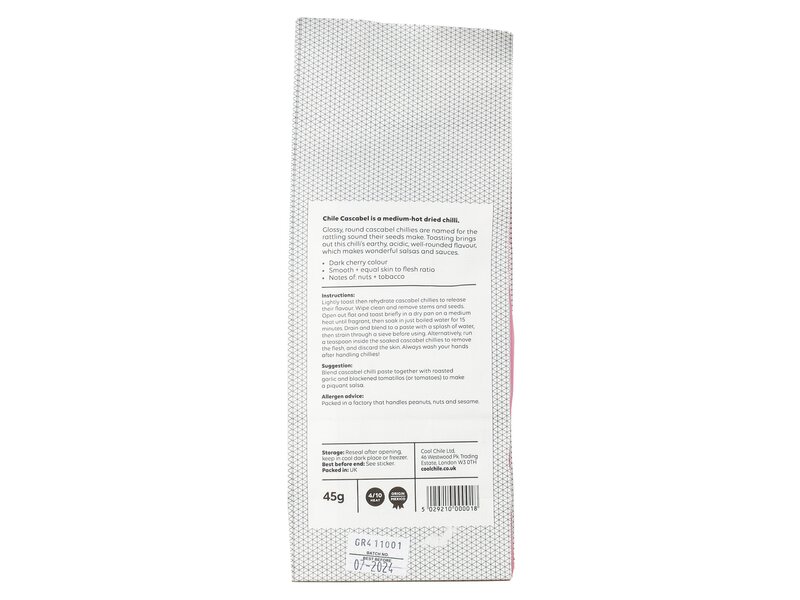 Cool Chile Cascabel Chilies Whole 45g